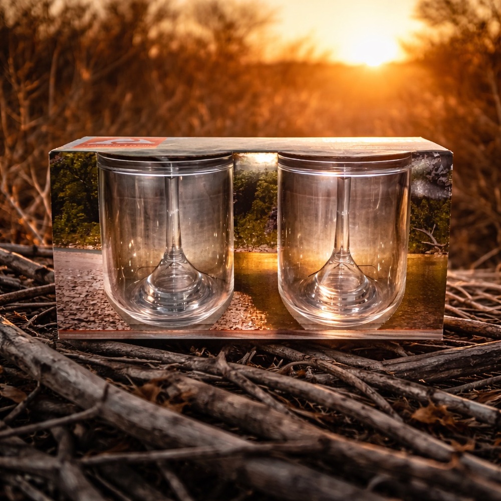 Ozark Trail 14 oz. Hard Plastic Wine Glasses